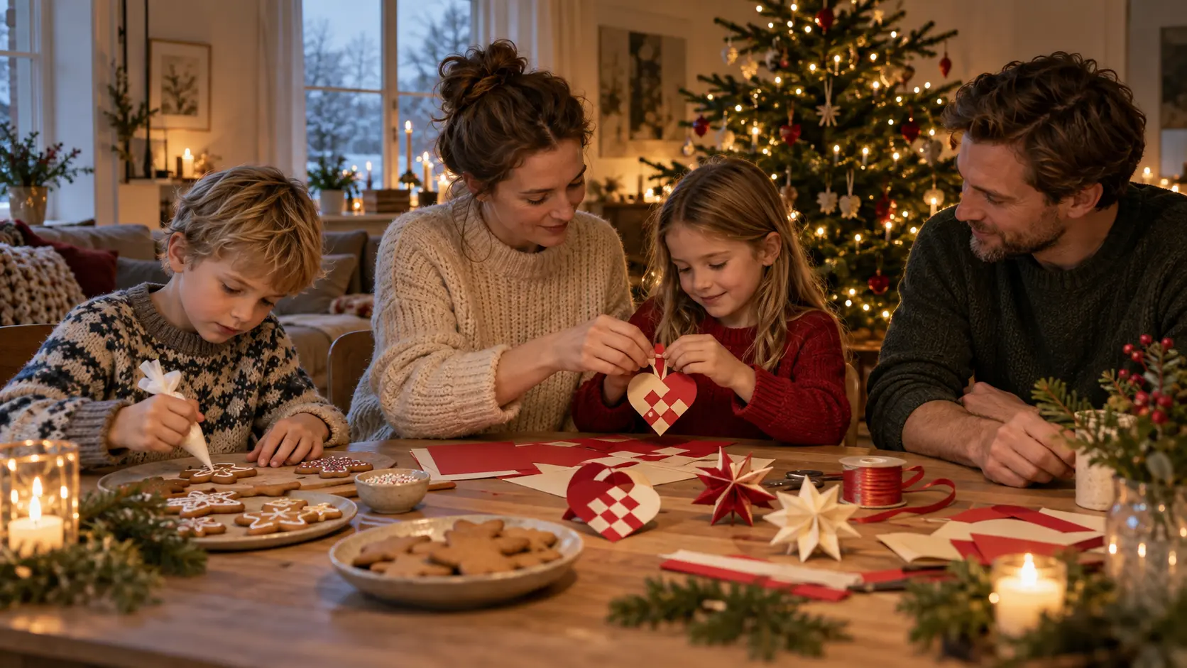 Skab julehygge derhjemme: Traditioner, pynt og aktiviteter for hele familien